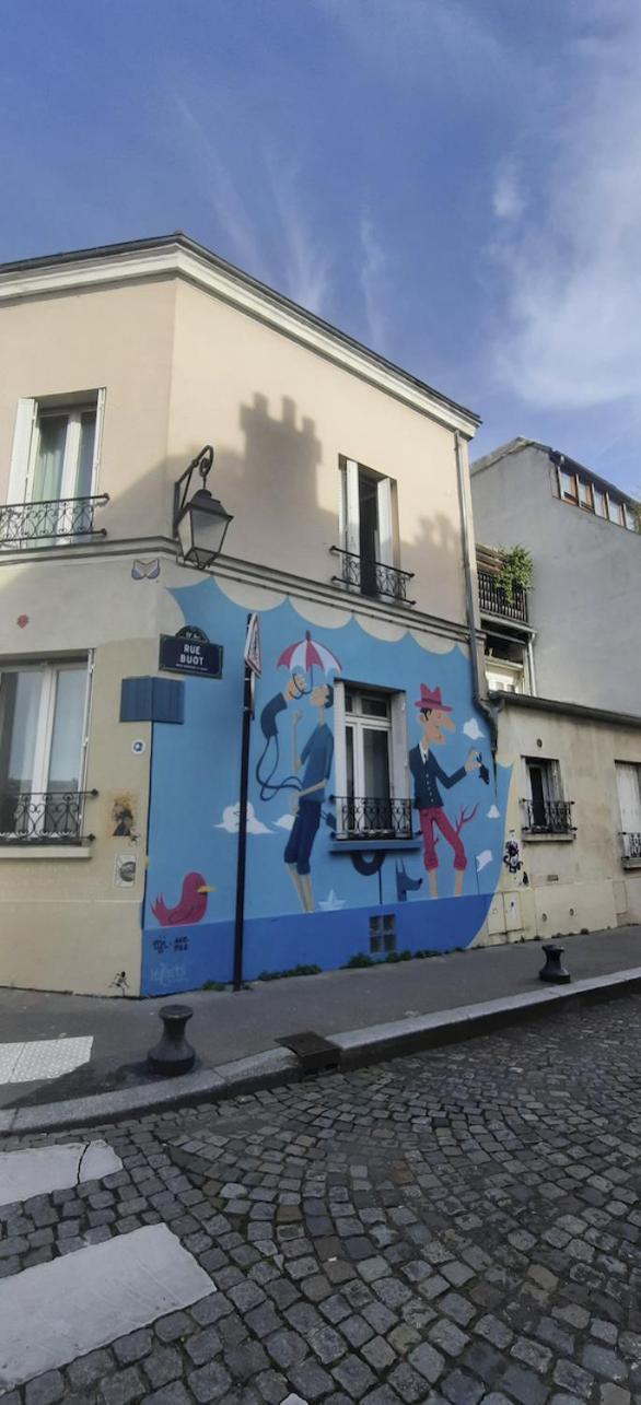 Studio Paris 13 Quartier Butte-Aux-Cailles Exterior foto