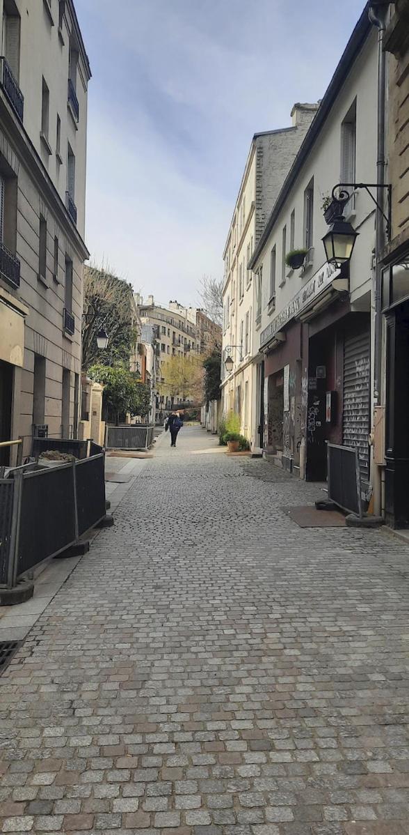 Studio Paris 13 Quartier Butte-Aux-Cailles Exterior foto