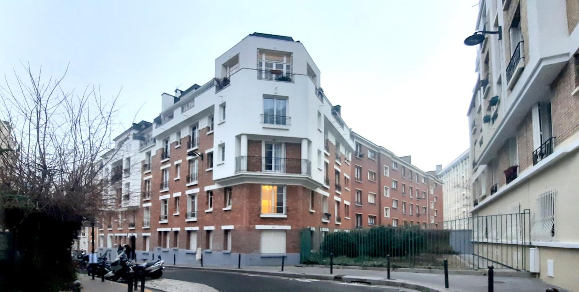 Studio Paris 13 Quartier Butte-Aux-Cailles Exterior foto